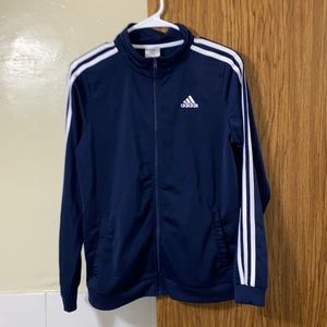 Addidas sweater jacket navy blue